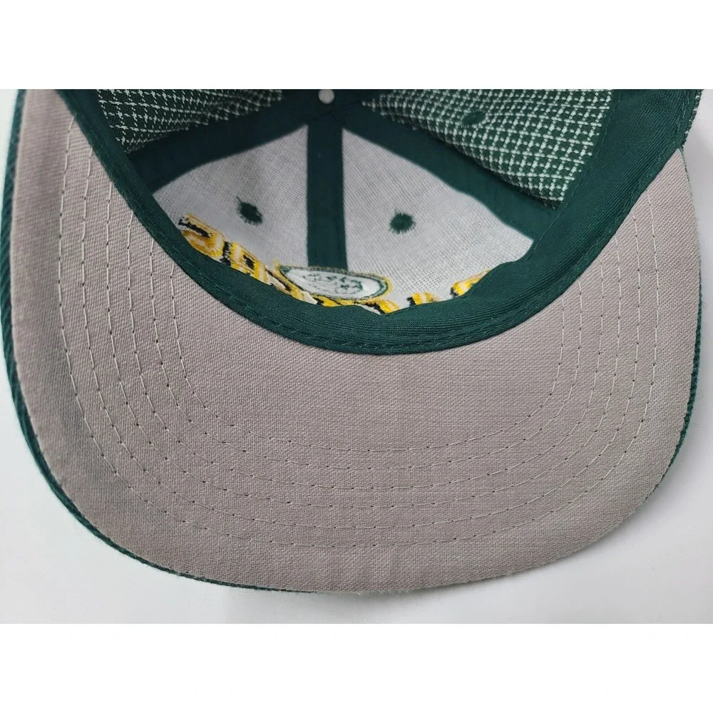 Vintage Youth Green Bay Packers Logo Athletic Pro Line Grid Adjustable Hat Cap‎